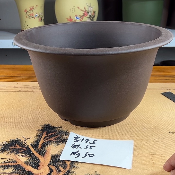 紫砂花盆紫砂兰花盆256