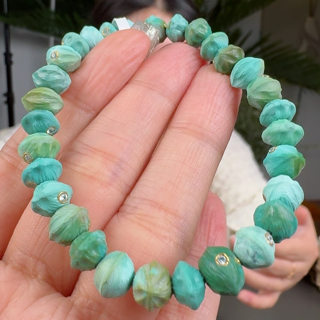 绿松石珠宝奇石未镶嵌