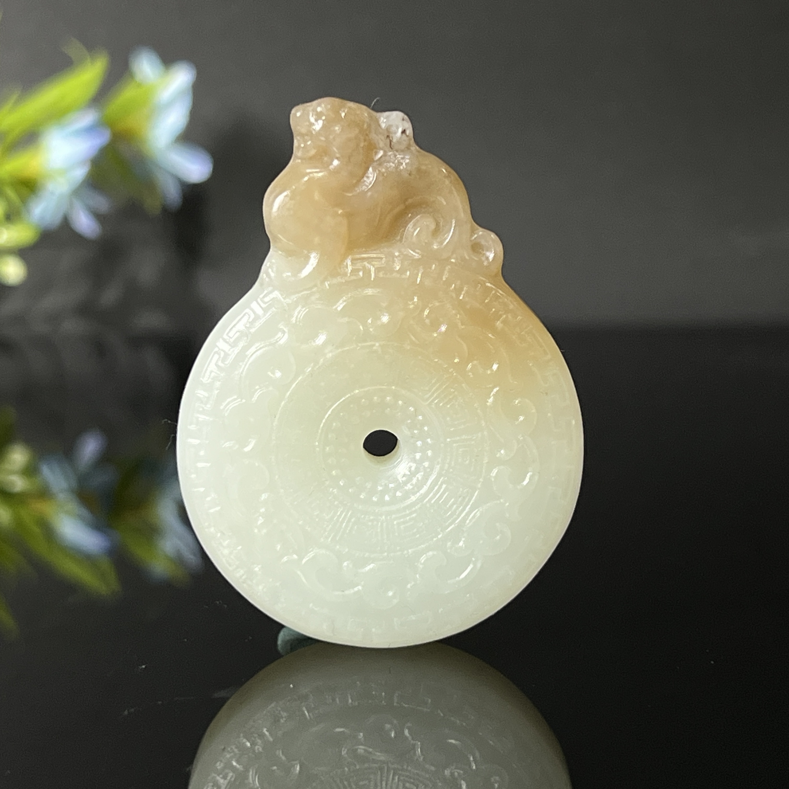 1230GC6640和田玉挂件