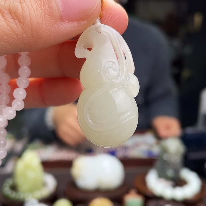 和田玉挂件未镶嵌定制发货