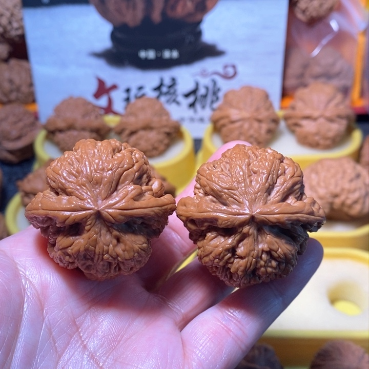 文玩核桃把件粗筋 全品41
