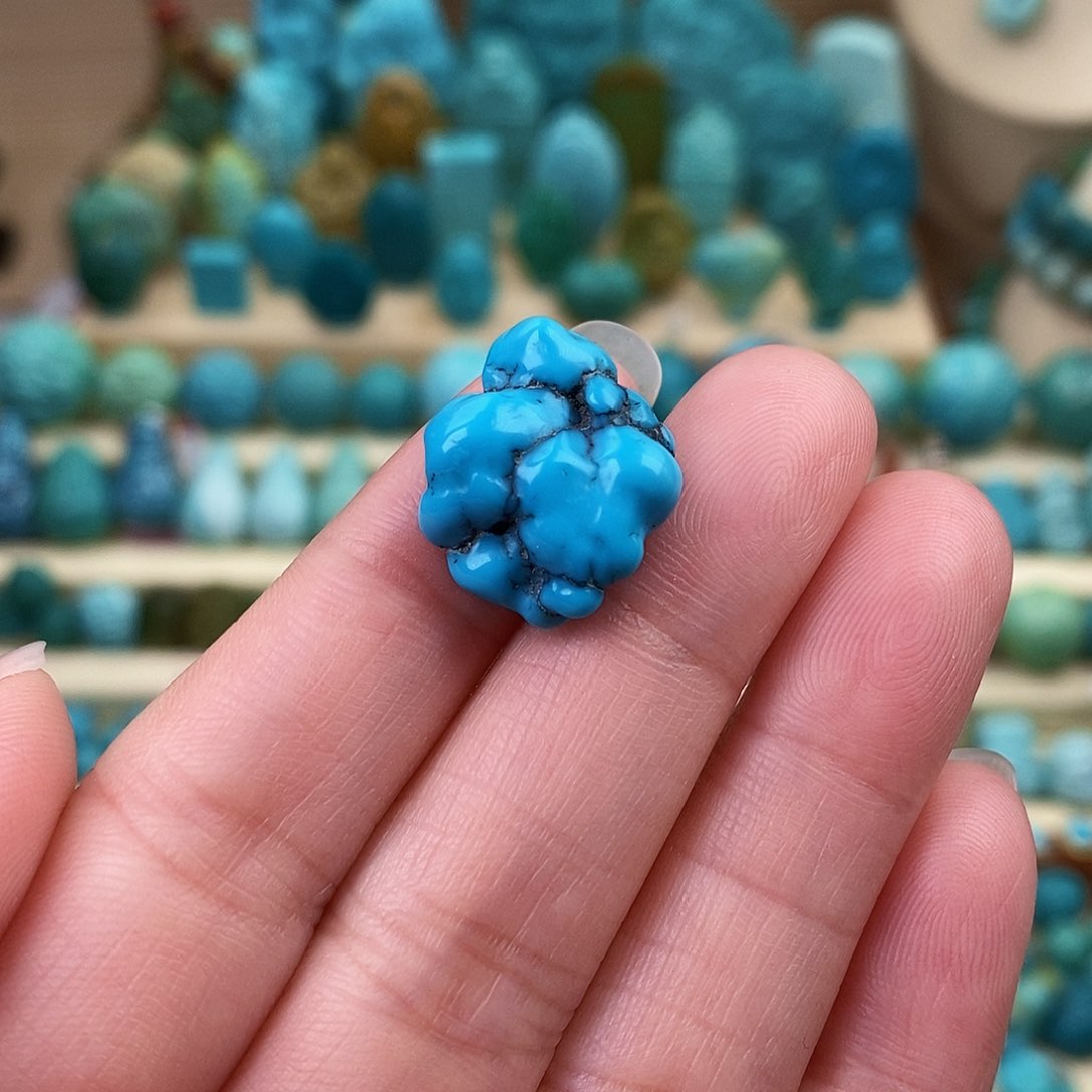 绿松石珠宝奇石未镶嵌