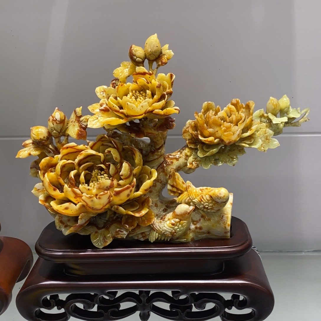 【闪购商品】玉家居摆件手工雕刻