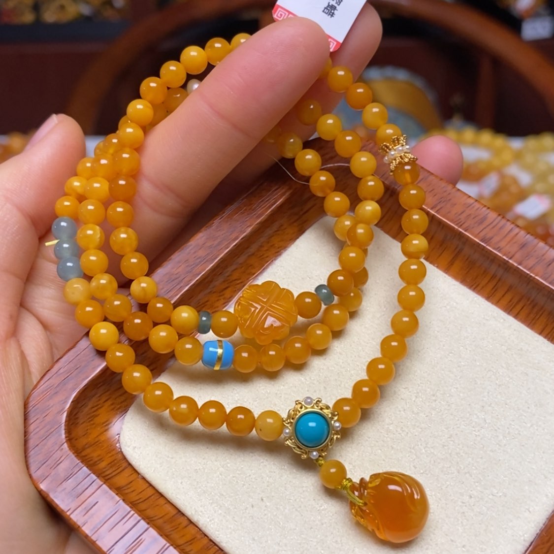 【闪购商品】蜜蜡手链未镶嵌手串