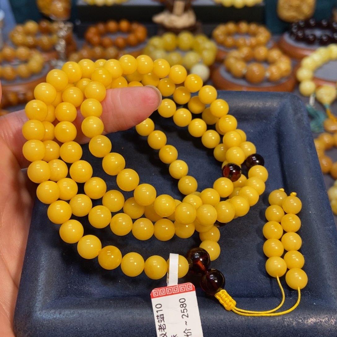 蜜蜡手链未镶嵌蜜蜡