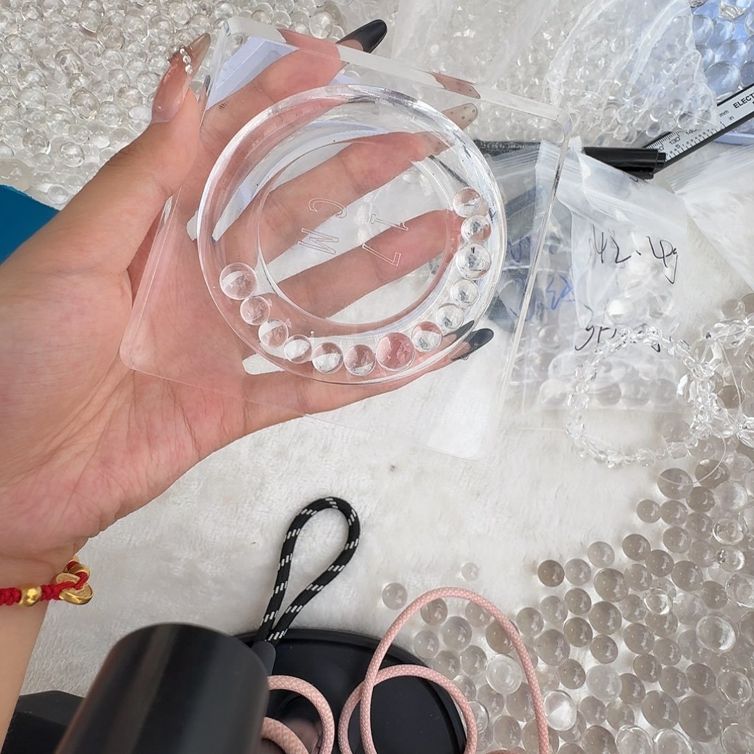 今***富未镶嵌手链烟晶水晶