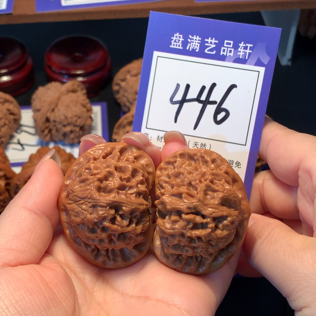 文玩核桃把件446宫灯4.5