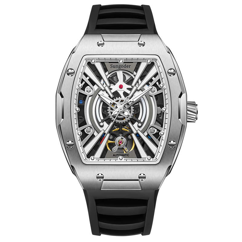 Sungoder时尚男士经典机械腕表防水