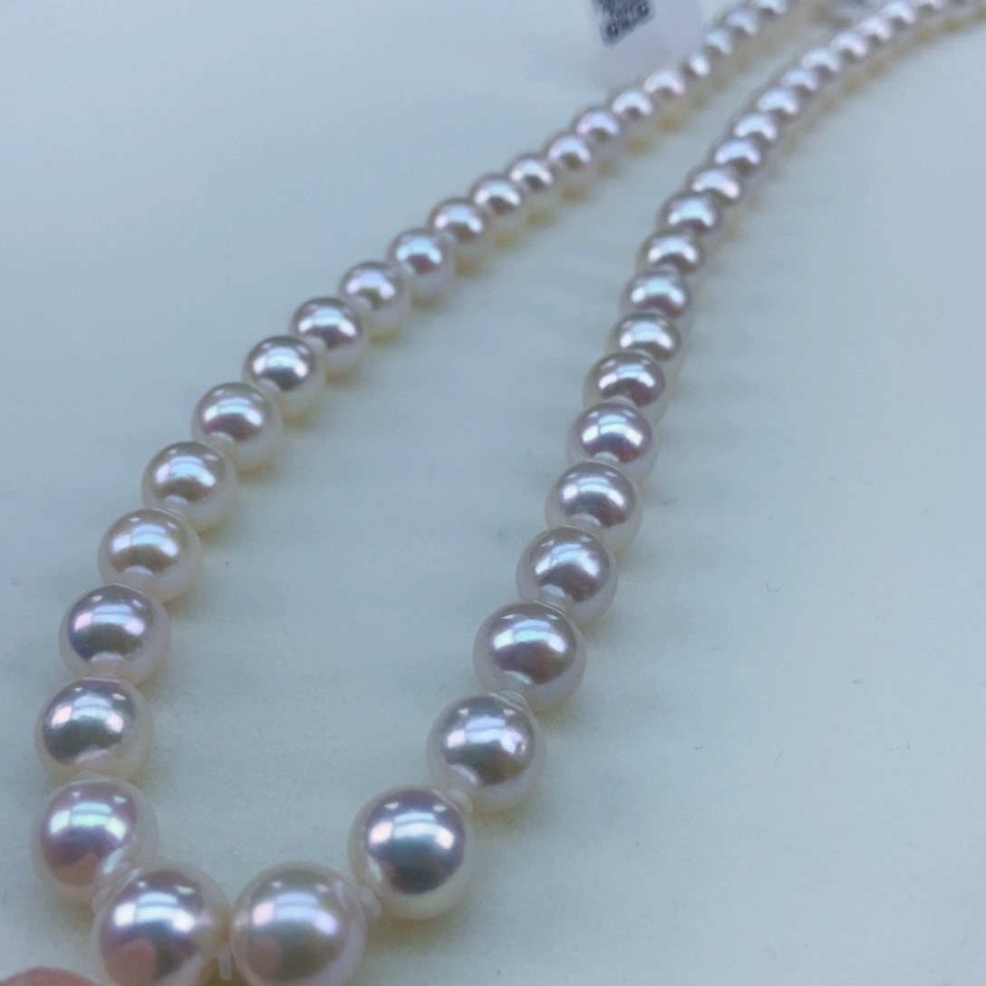 银S925镶嵌7/8极强光媲美海水淡水珍珠