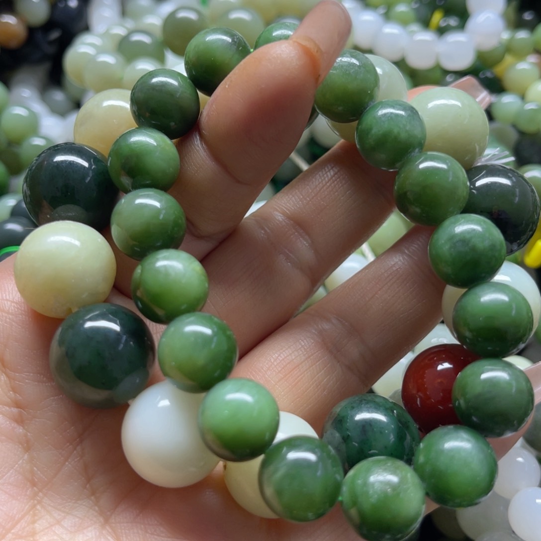 和田玉手链未镶嵌