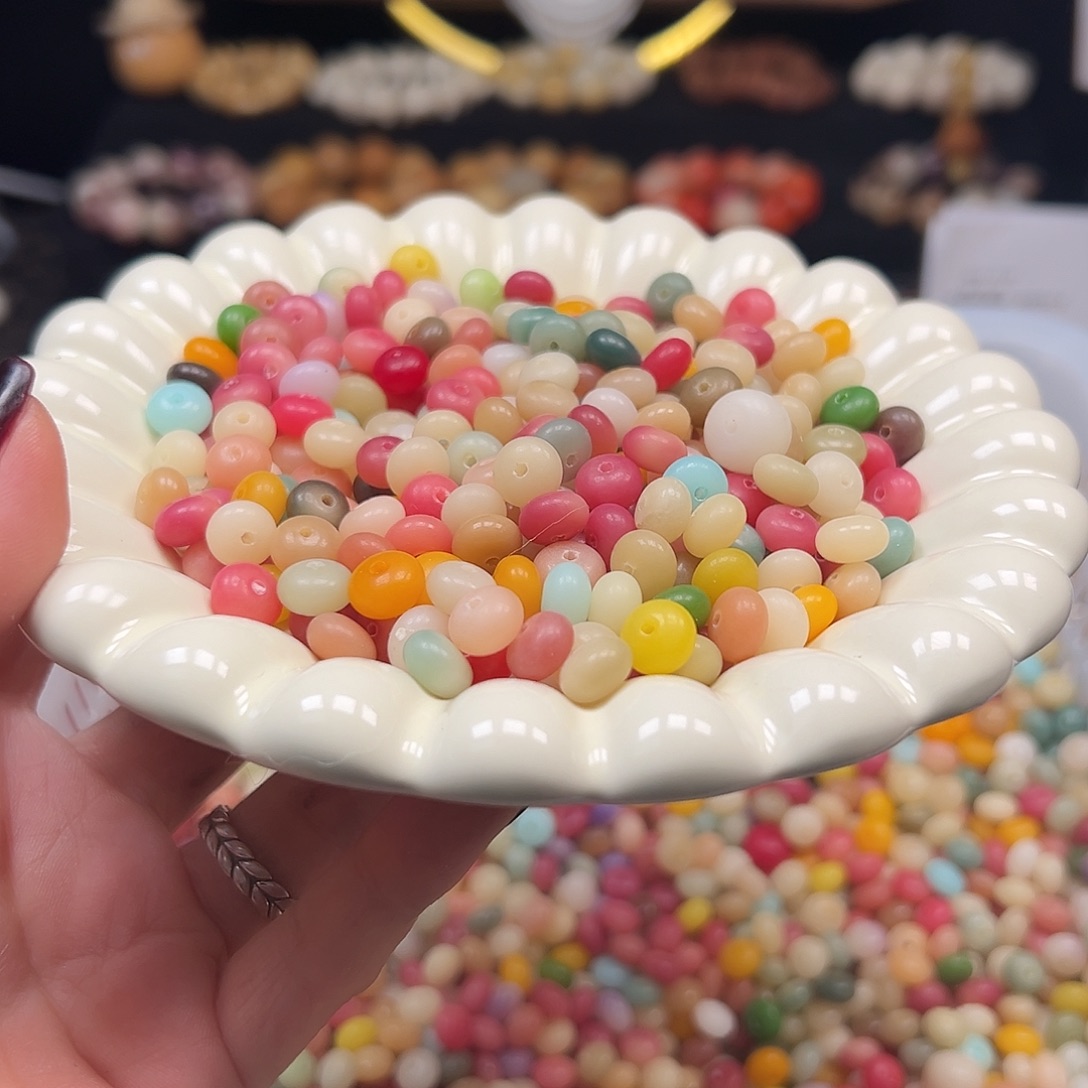 菩提根/象牙果手串瑕疵9多彩算盘300颗卡牌➕200颗