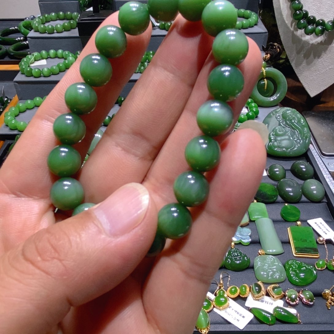 未镶嵌手链和田玉（碧玉）