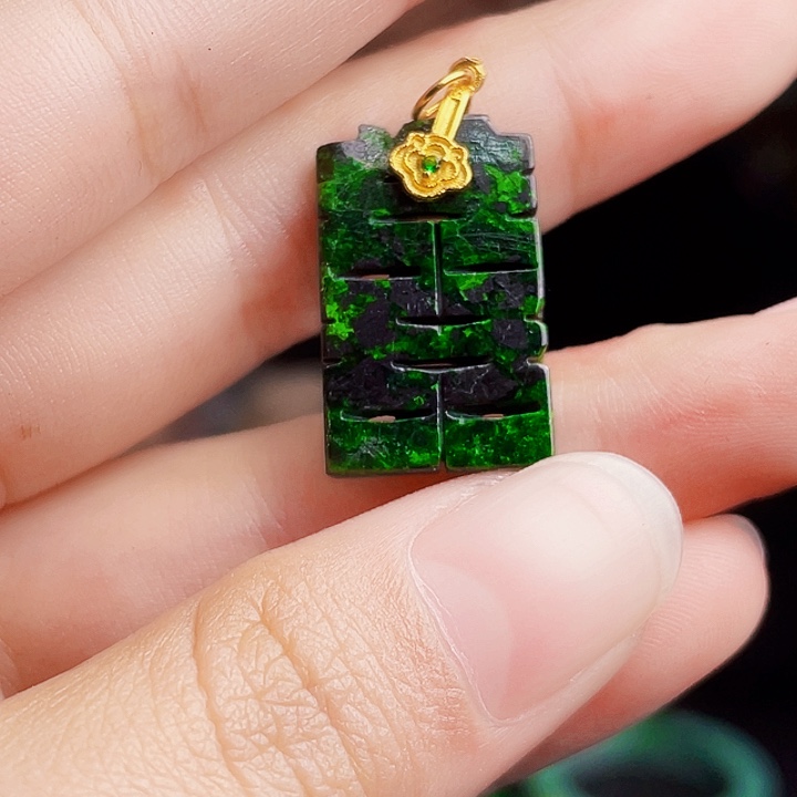 翡翠银S925镶嵌颈饰多样性