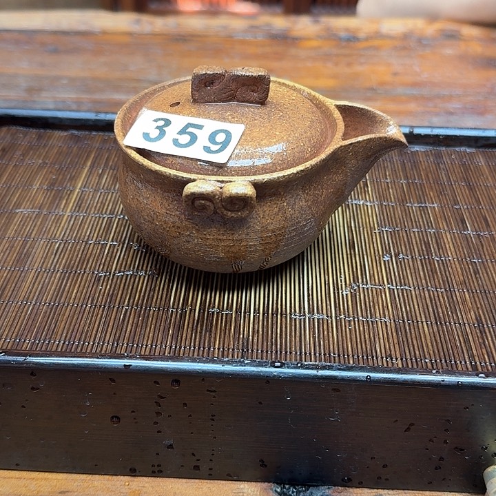 纯手工制作粗陶茶具