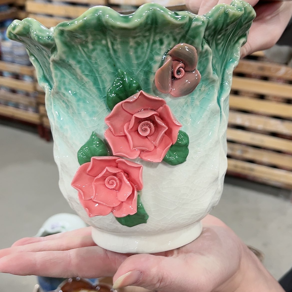 【闪购商品】陶瓷陶瓷多肉植物花盆