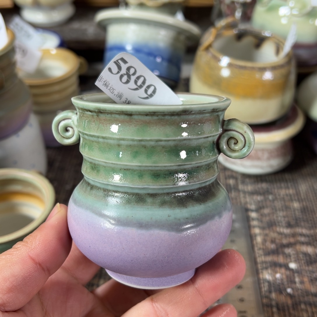 陶瓷景德镇手工花盆