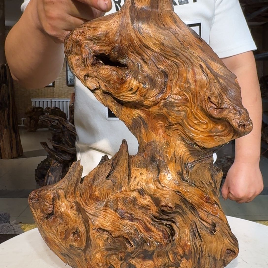 刚***！琥珀木北沉香琥珀木摆件定向链接51