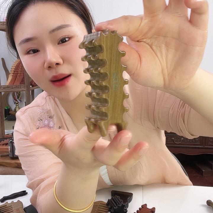绿檀木手把件微瑕福利