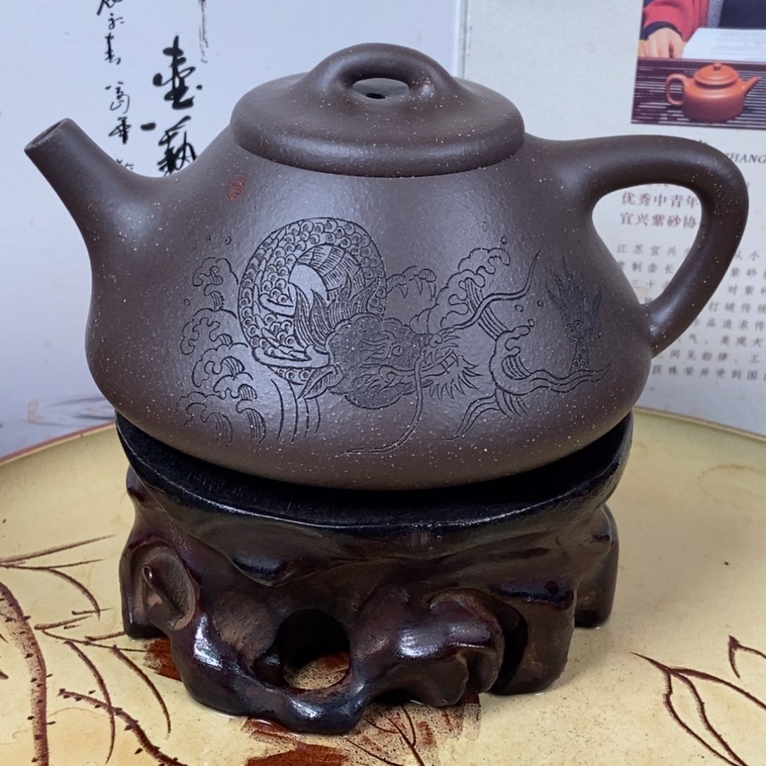 紫砂茶壶270 容量宜兴紫砂壶