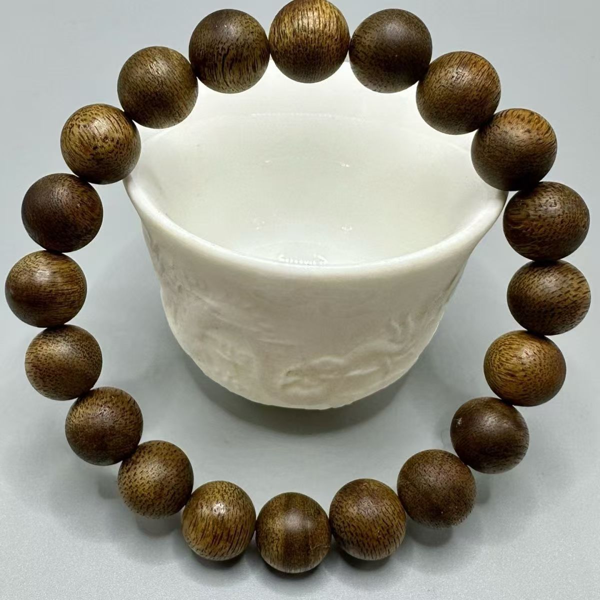 沉香【沉香】卡10mm绿奇楠沉香高品质高结油高端多样性发一