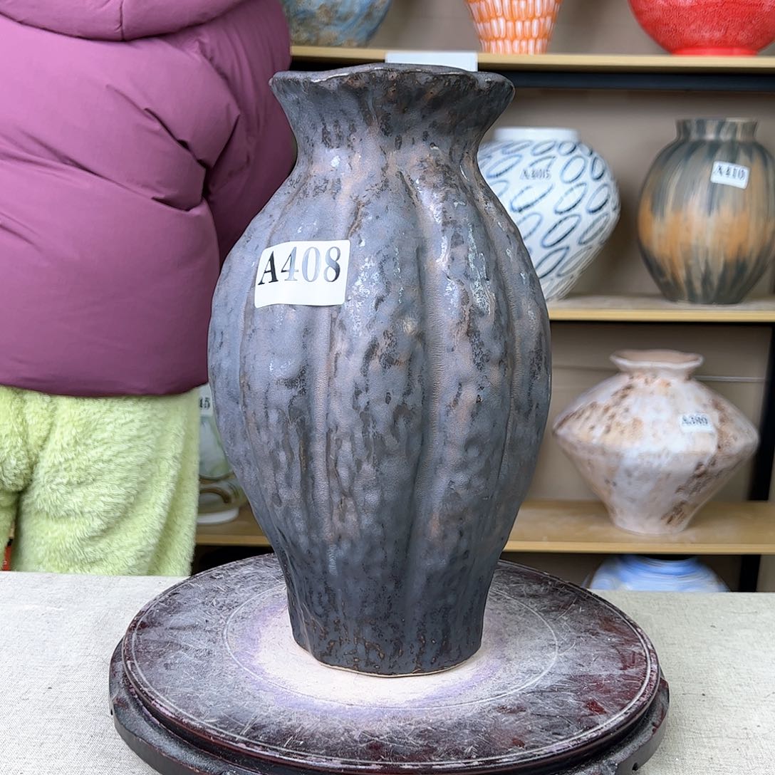 陶瓷408花瓶摆件创意