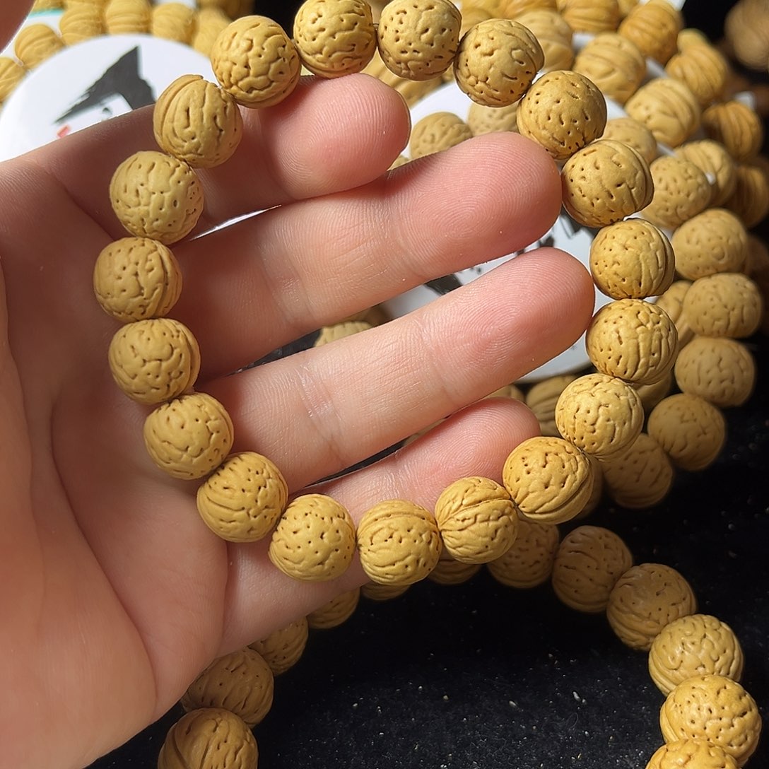 桃核手串13尺寸金丹，福利款