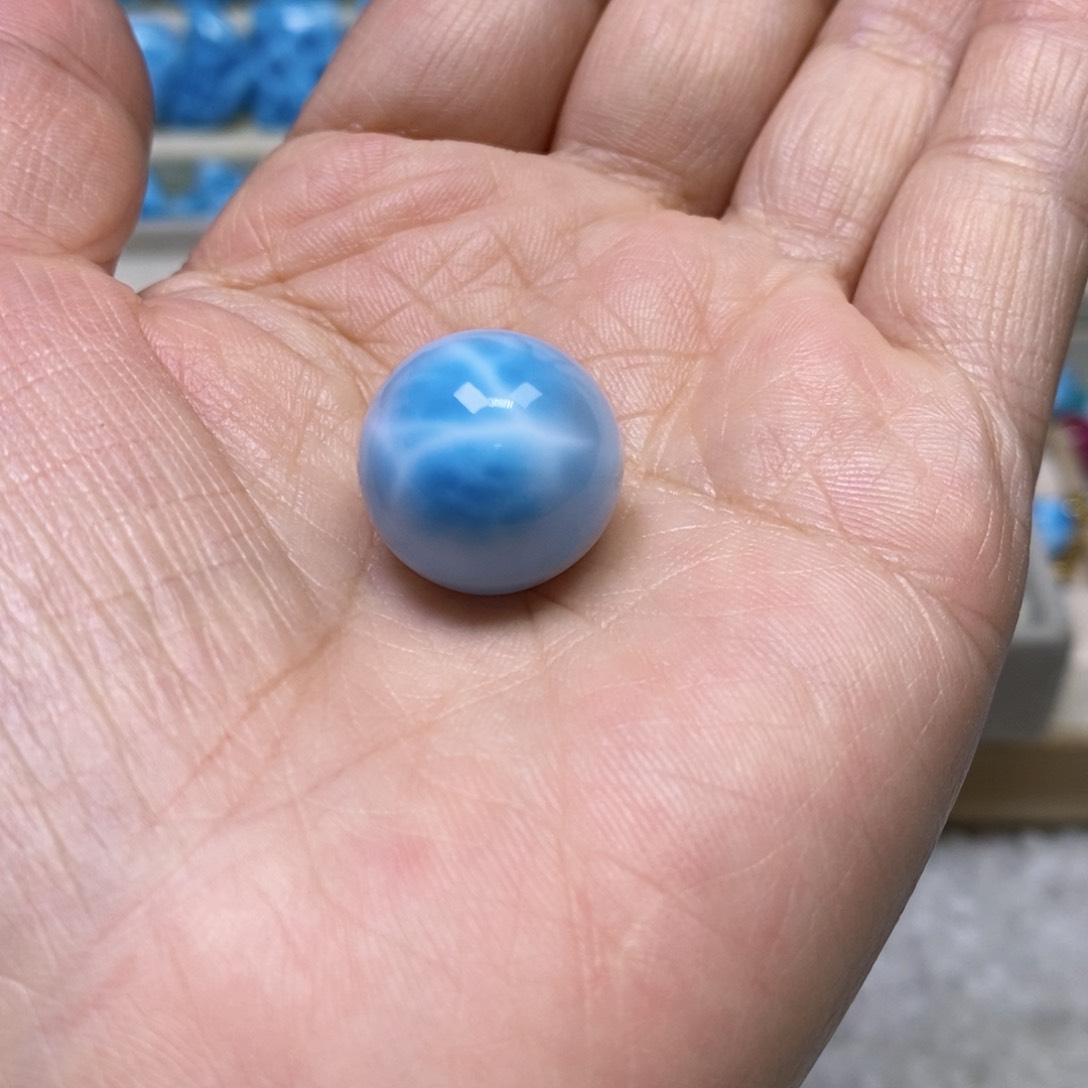 针钠钙石（海纹石）未镶嵌颈饰我****姐