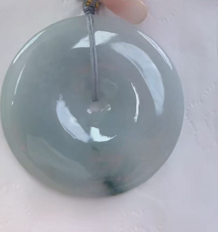 官方正品天然翡翠A货平安扣（多样性发货发一）宽48-50厚5-7送绳