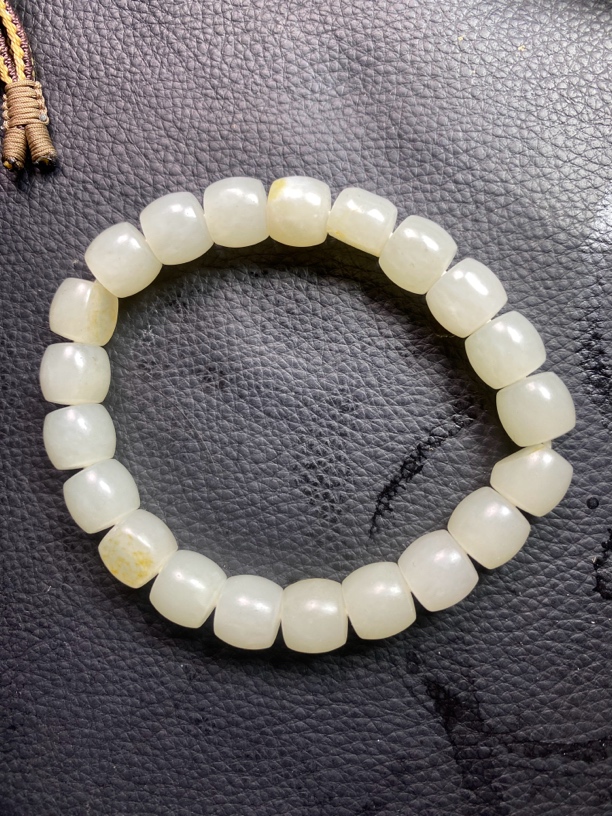 新疆和田玉手串卡9-10