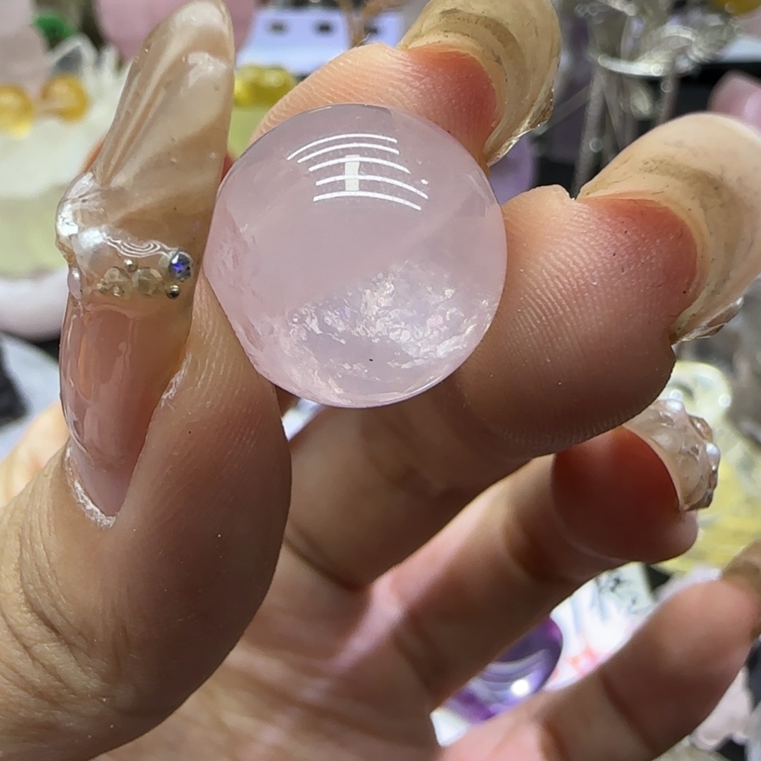 未镶嵌眼镜紫晶粉水晶