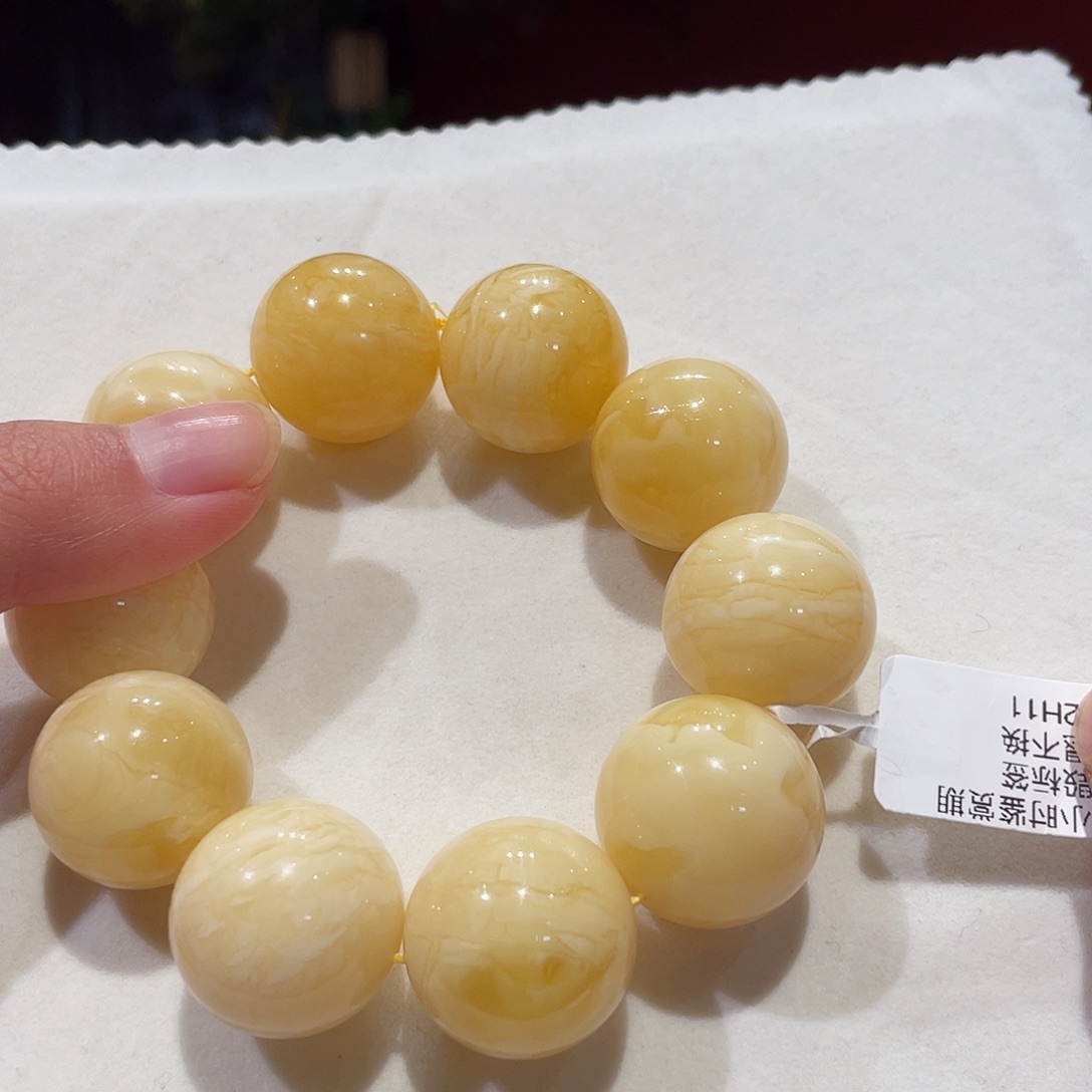 蜜蜡未镶嵌手串蜜蜡