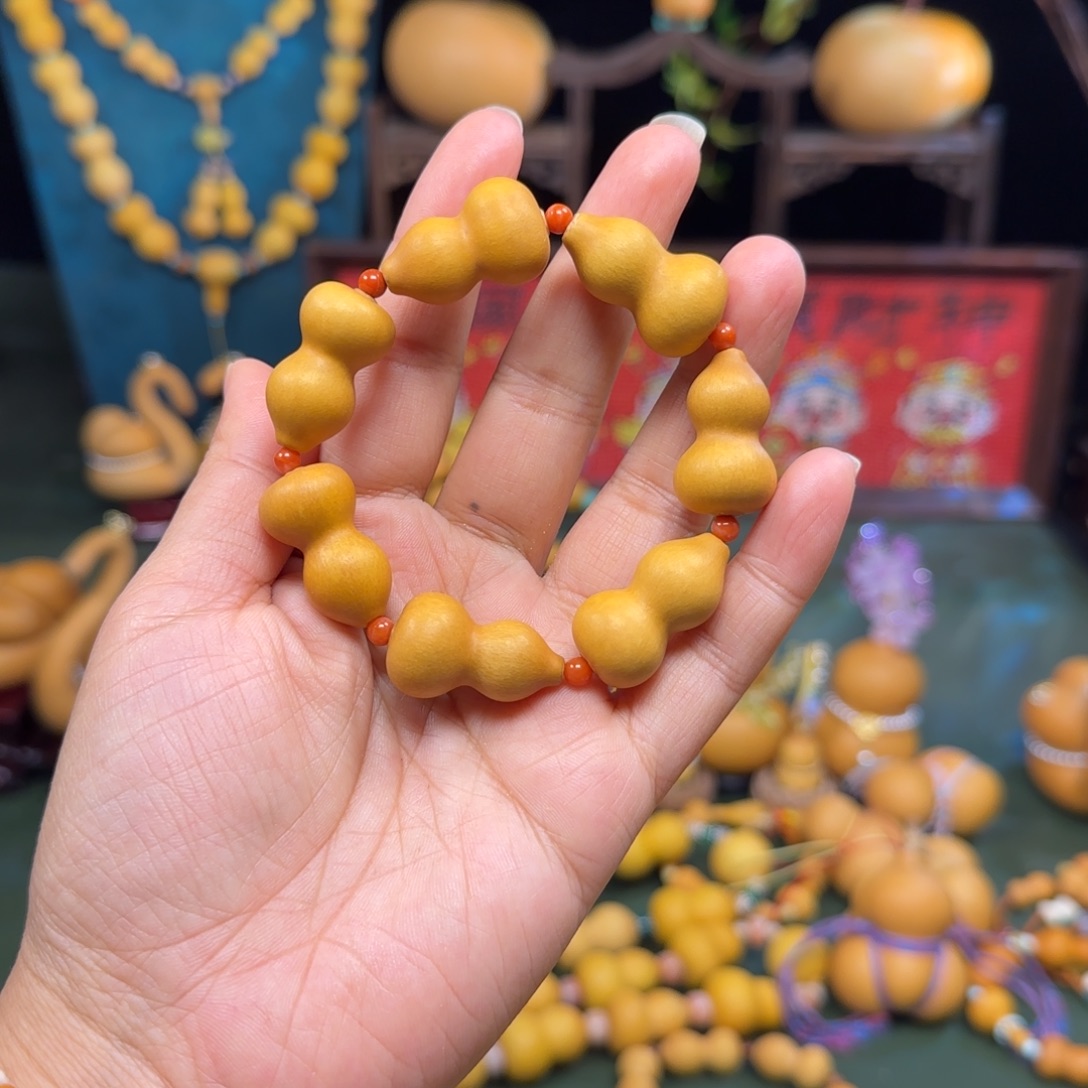 用***9葫芦手串高货直播间拍