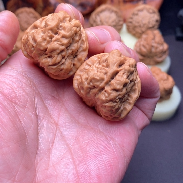 把件文玩核桃发****康35蛤蟆头