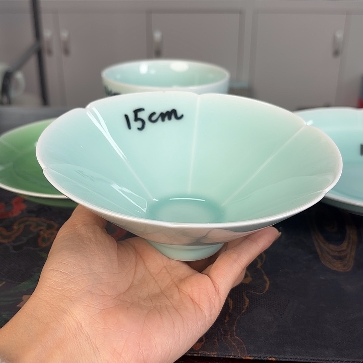 龙泉云间青瓷小米茶器