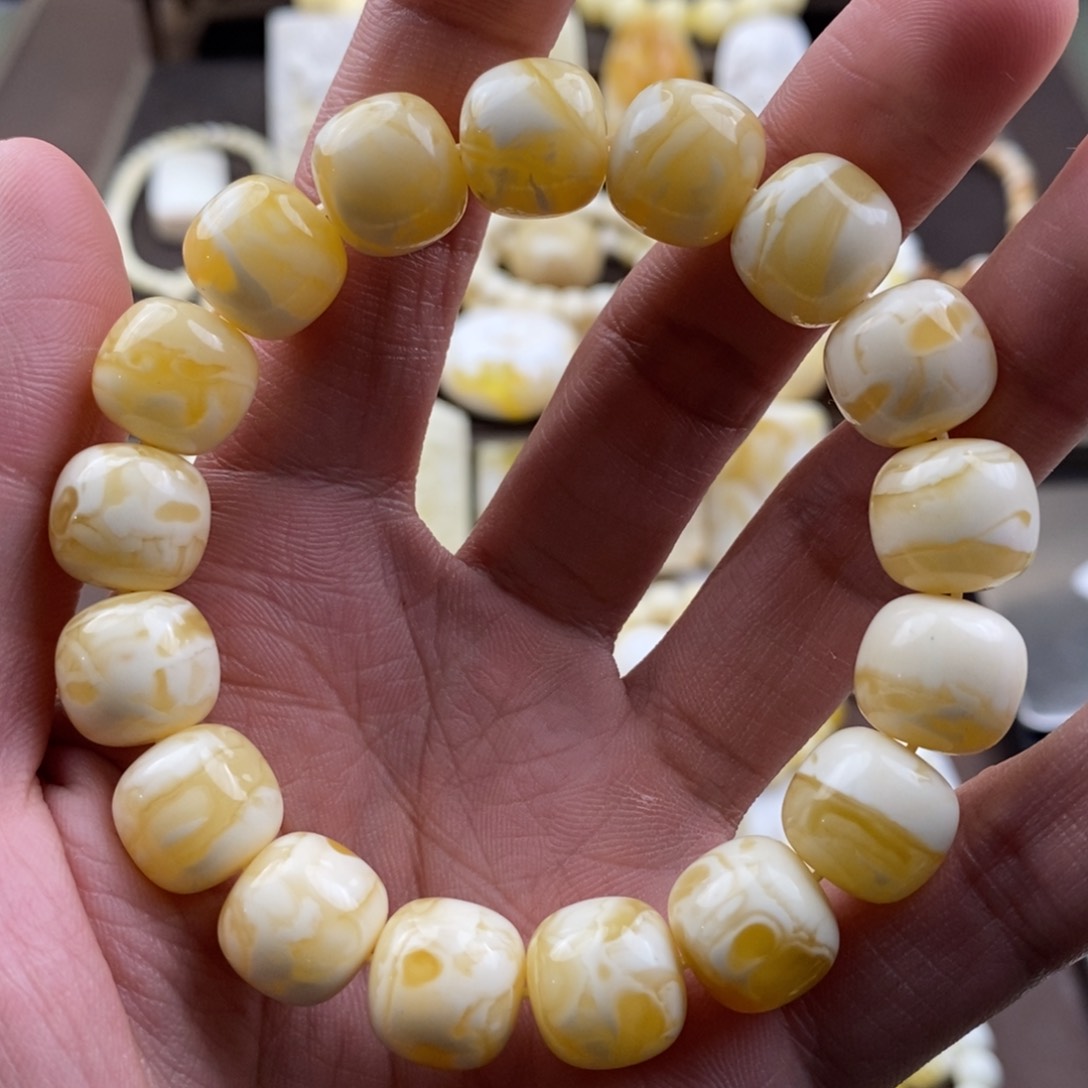 琥珀裸石未镶嵌蜜蜡吊坠吊坠项链