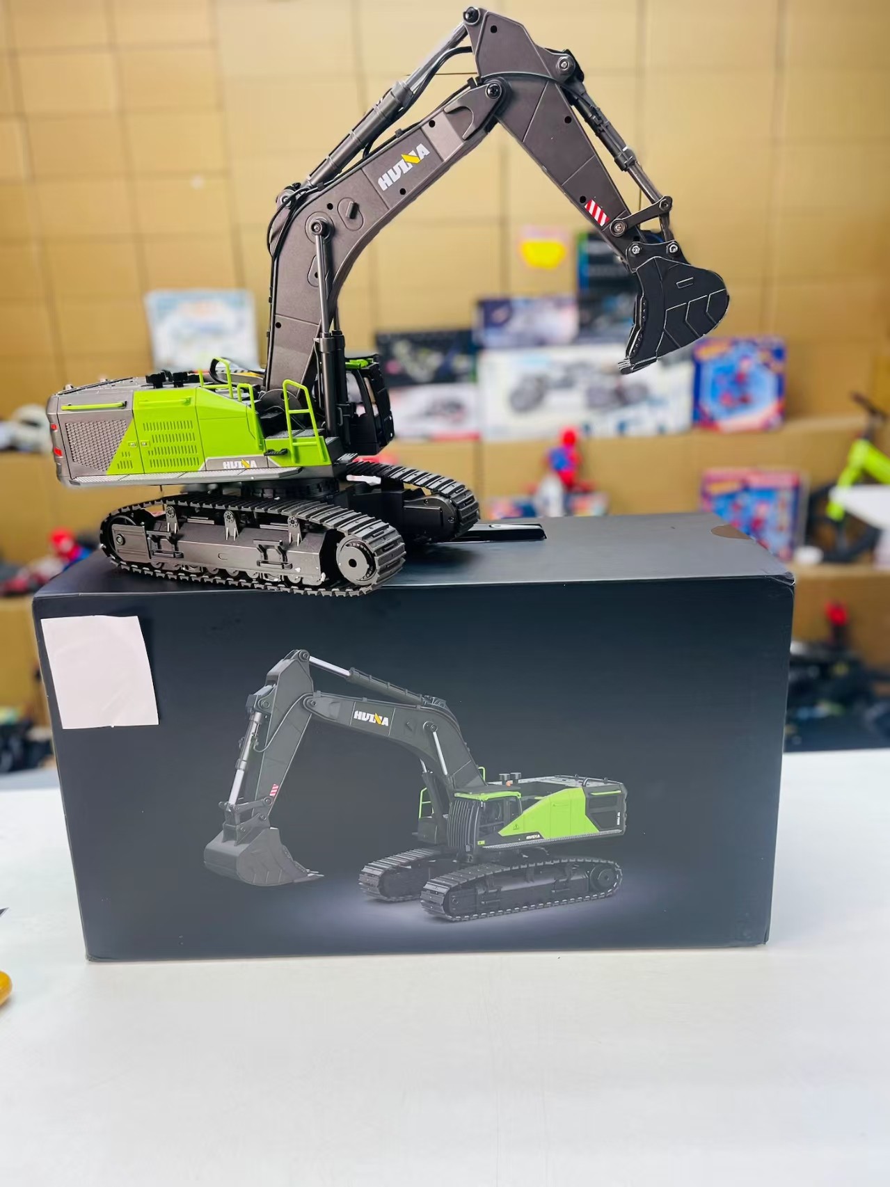 [贝贝]电动遥控挖掘机（电商盒发货）挖头合金