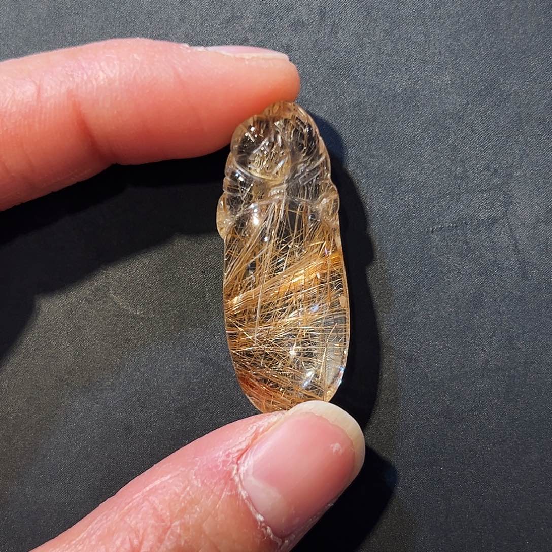 发晶颈饰未镶嵌吊坠