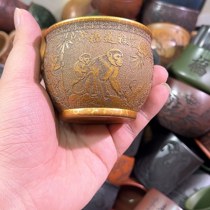 茶杯紫砂全手工紫砂主人杯