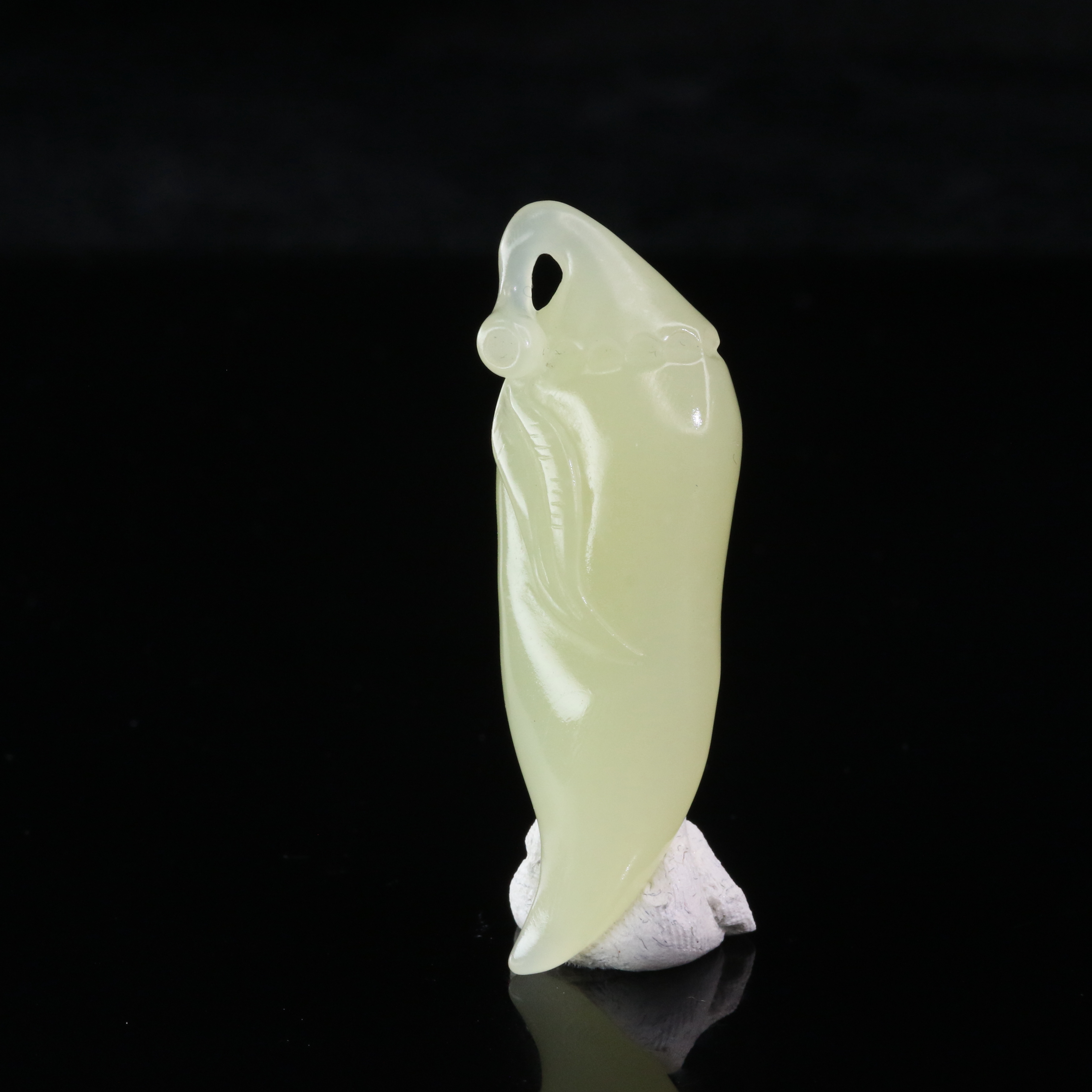 3和田玉若羌黄口辣椒/300178上海嘉禾拍卖