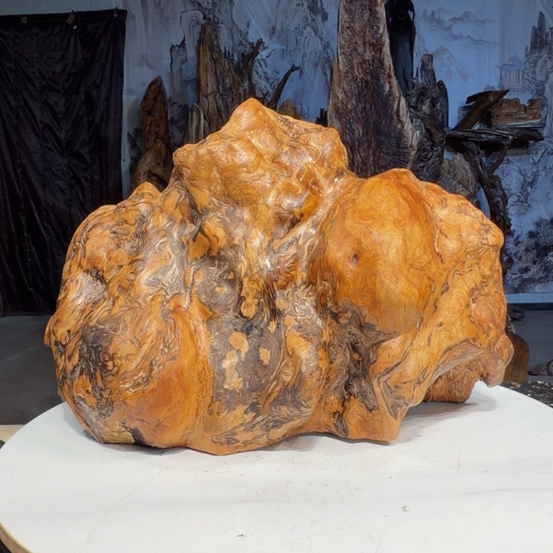 路***岩木三丰琥珀木 天然摆件51