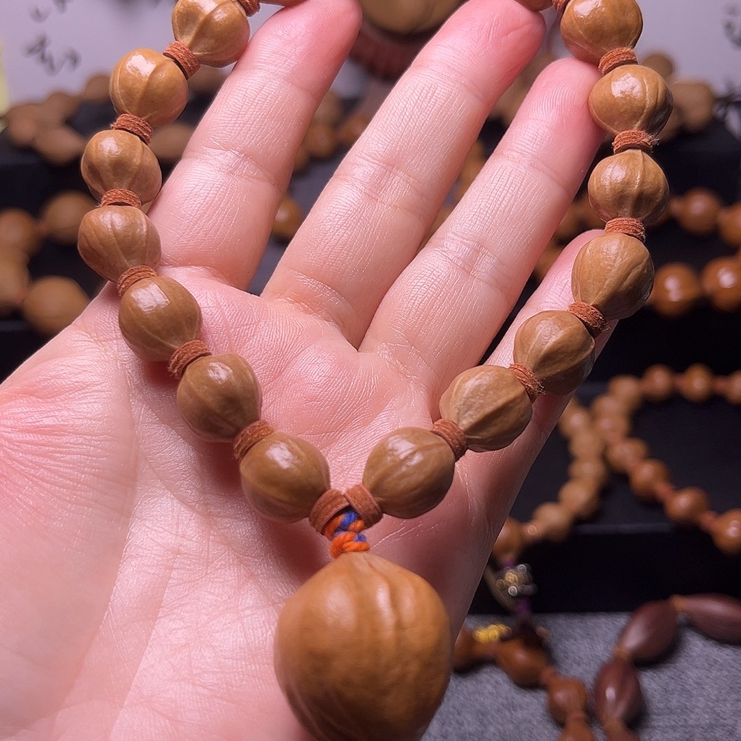 橄榄核手串梅林蜜桃臀异型手持13.13