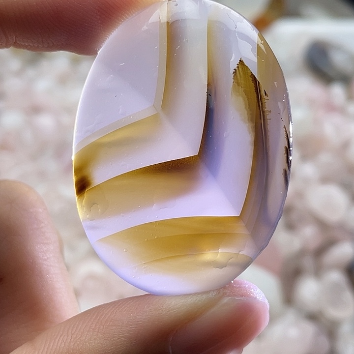 玛瑙/玉髓合金颈饰