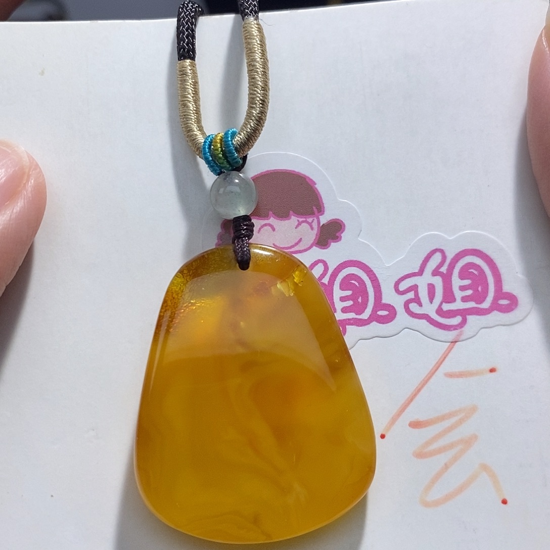 海****琥珀未镶嵌珠宝奇石蜜蜡吊坠