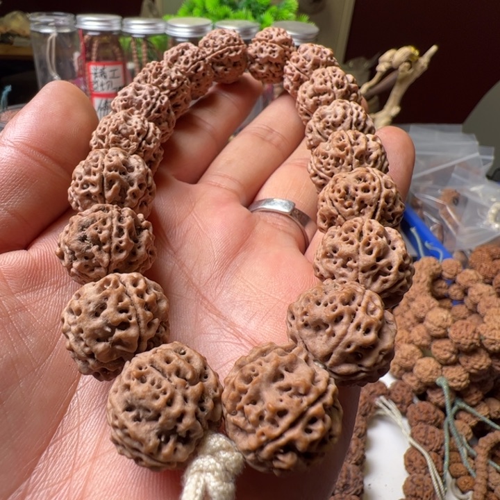 金刚菩提手串19五星蜂王超头