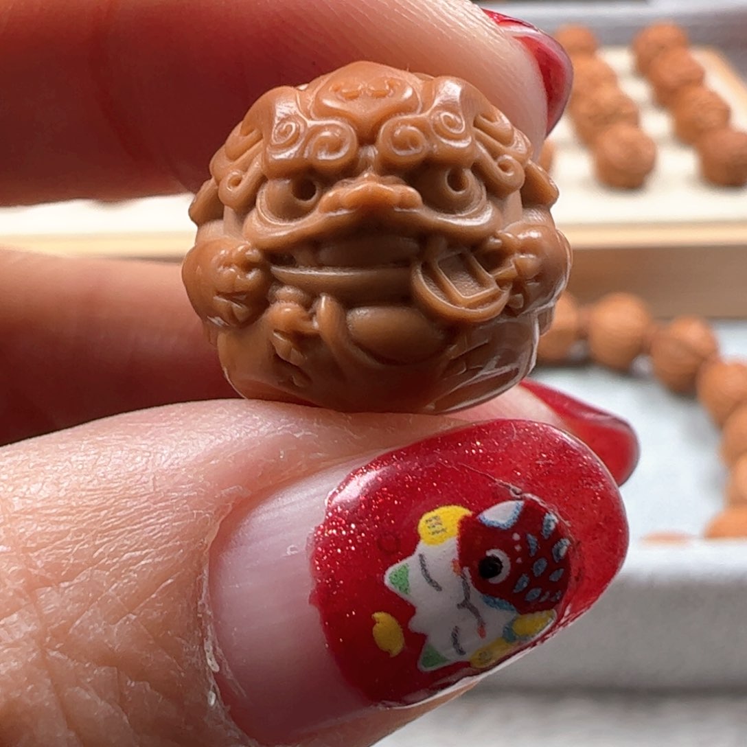 核桃手串/手链6号猴头雕刻貔貅单子