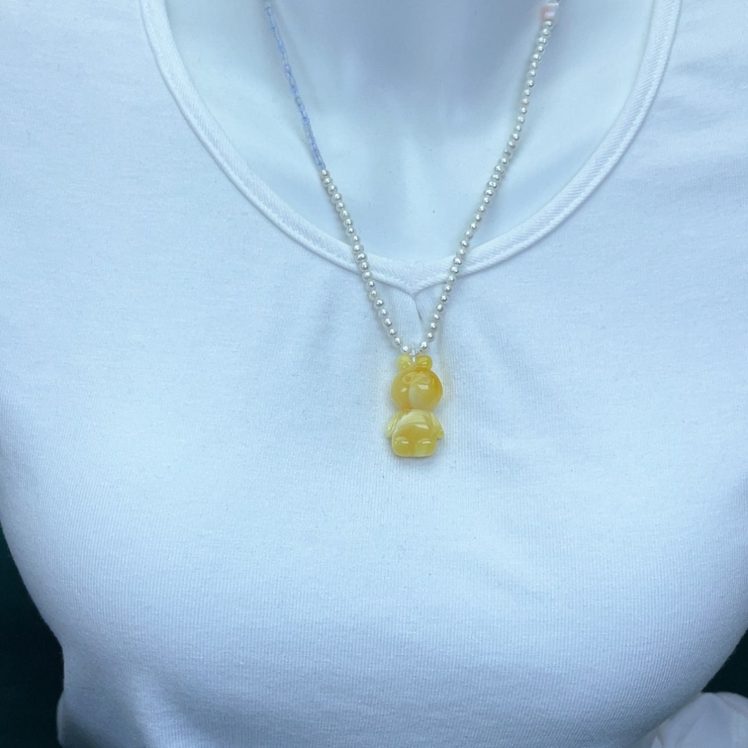 琥珀裸石未镶嵌蜜蜡