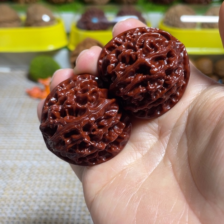 @***凯桃核把件38苹果园