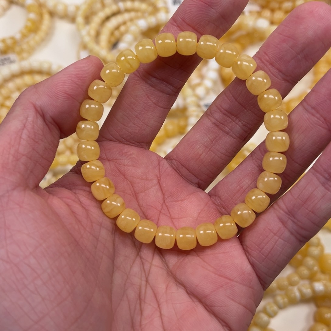 蜜蜡手串未镶嵌蜜蜡手串7.5
