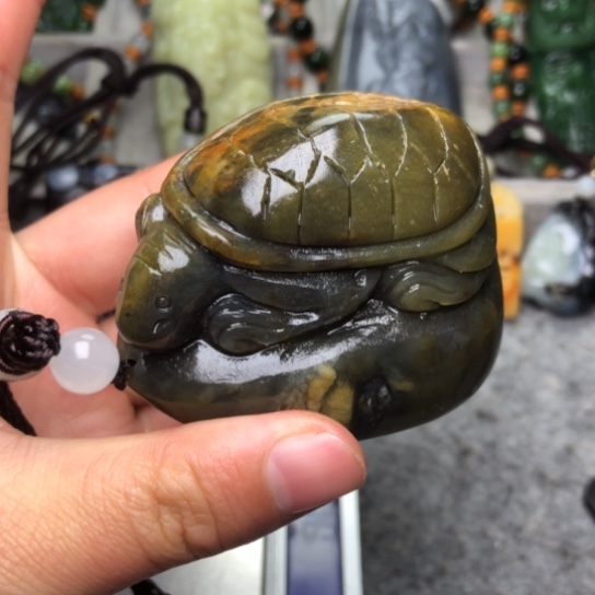 和田玉把件未镶嵌