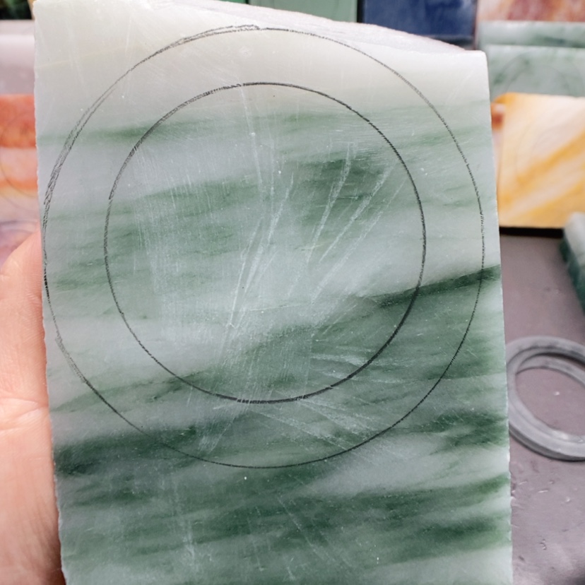 【闪购商品】石英质玉手镯未镶嵌H****者加工定制